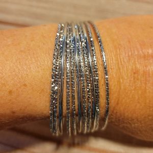 3/$10 Paparazzi Bangles - set of 11!